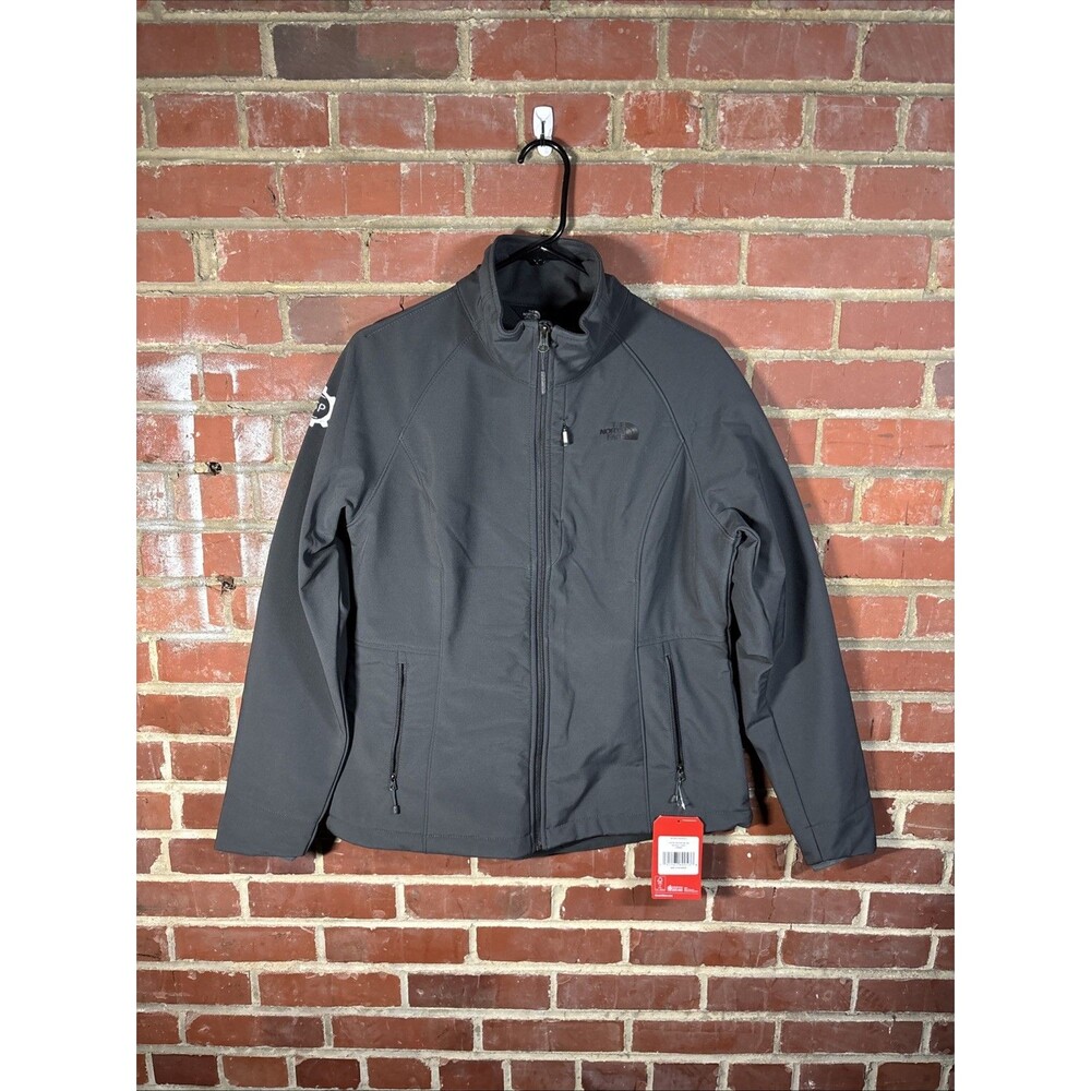 NEW The North Face Apex Barrir Jacket Company Logo Gray Women's Large NWT